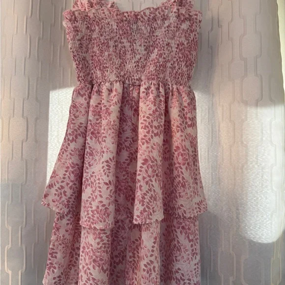 Women’s Floral Pink Shein Mini Dress- Size M - Picture 11 of 11